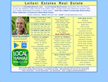 Tablet Screenshot of leilanirealestate.com